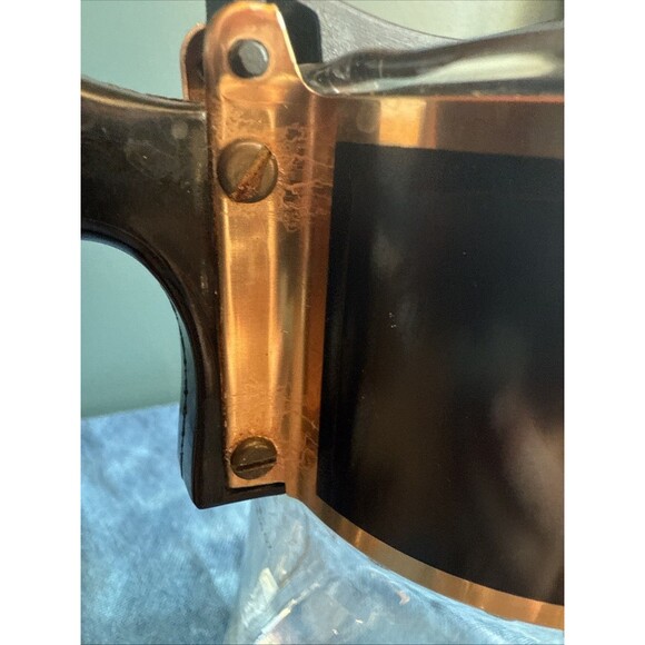 Vintage David Douglas Flameproof Glass Coffee Carafe 8 Cup MCM Gold - Picture 7 of 11